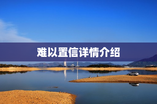 难以置信详情介绍