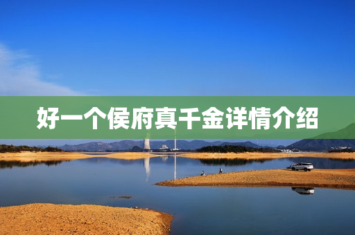 好一个侯府真千金详情介绍
