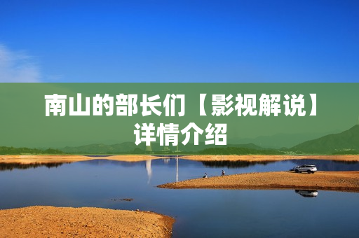 南山的部长们【影视解说】详情介绍