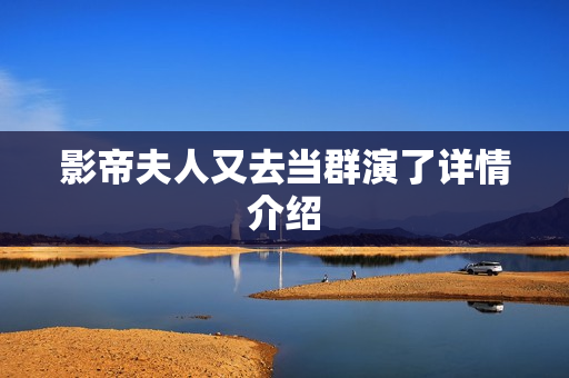 影帝夫人又去当群演了详情介绍