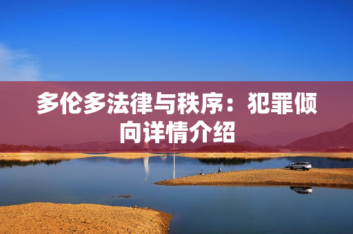 多伦多法律与秩序：犯罪倾向详情介绍