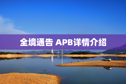 全境通告 APB详情介绍