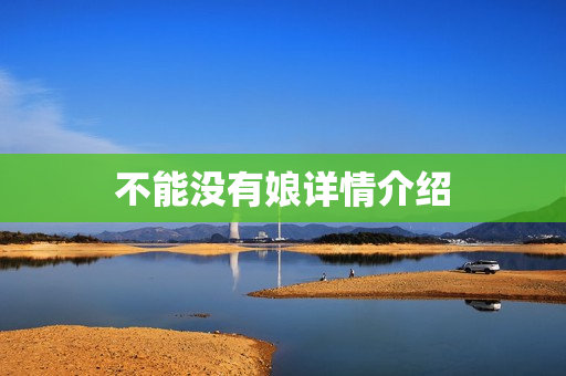 不能没有娘详情介绍