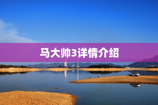 马大帅3详情介绍