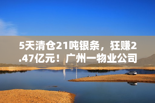 5天清仓21吨银条，狂赚2.47亿元！广州一物业公司股价大涨，老板娘“眼光”独到？