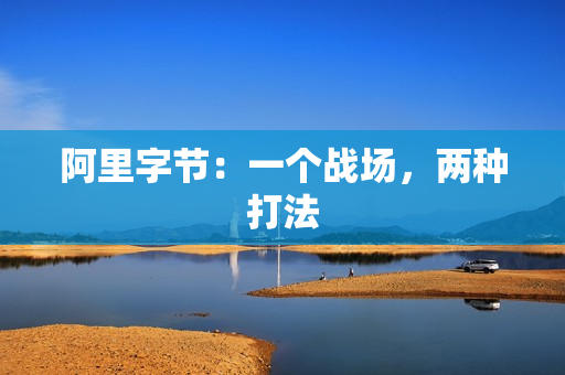 阿里字节：一个战场，两种打法