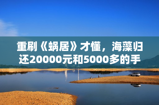 重刷《蜗居》才懂，海藻归还20000元和5000多的手机，是内心的挣扎，委身宋思明，不过是另一种活法