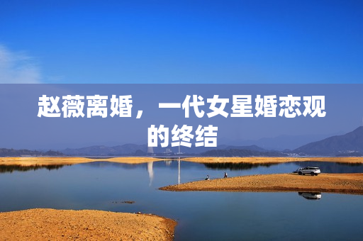 赵薇离婚，一代女星婚恋观的终结