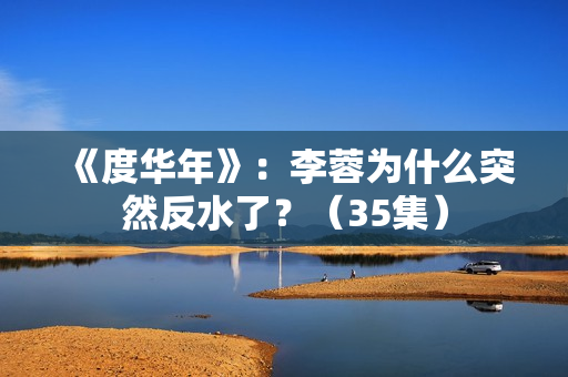 《度华年》:李蓉为什么突然反水了?(35集) 《度华年》:李蓉为什么突然反水了?(35集)