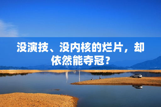没演技、没内核的烂片，却依然能夺冠？