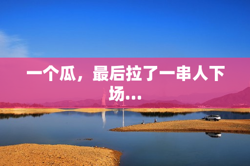 一个瓜，最后拉了一串人下场…