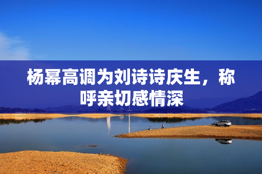 杨幂高调为刘诗诗庆生,称呼亲切感情深 杨幂高调为刘诗诗庆生,称呼亲切感情深