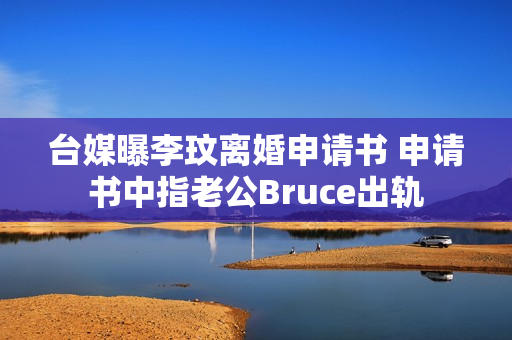 台媒曝李玟离婚申请书 申请书中指老公Bruce出轨