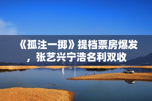 《孤注一掷》提档票房爆发,张艺兴宁浩名利双收 《孤注一掷》提档票房爆发,张艺兴宁浩名利双收