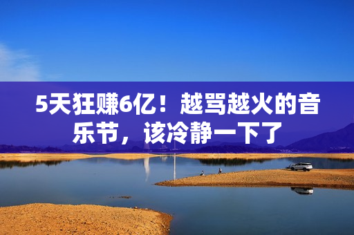 5天狂赚6亿！越骂越火的音乐节，该冷静一下了
