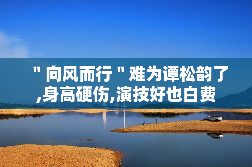 ＂向风而行＂难为谭松韵了,身高硬伤,演技好也白费