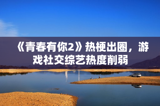 《青春有你2》热梗出圈，游戏社交综艺热度削弱