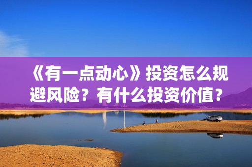 《有一点动心》投资怎么规避风险？有什么投资价值？怎么投资？(有一点动心张信哲刘嘉玲)