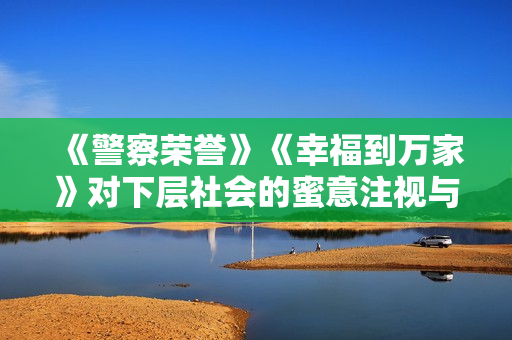 《警察荣誉》《幸福到万家》对下层社会的蜜意注视与深入分析 《警察荣誉》《幸福到万家》对下层社会的蜜意注视与深入分析