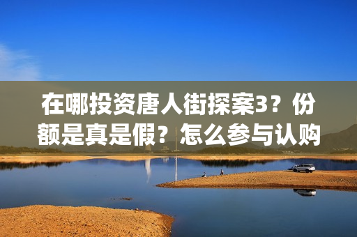 在哪投资唐人街探案3？份额是真是假？怎么参与认购？(在哪投资唐人街项目)