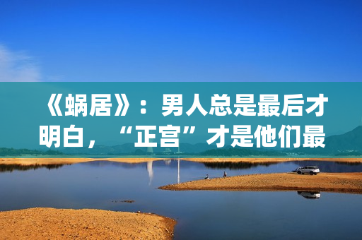 《蜗居》：男人总是最后才明白，“正宫”才是他们最坚定的同盟(蜗居男女)