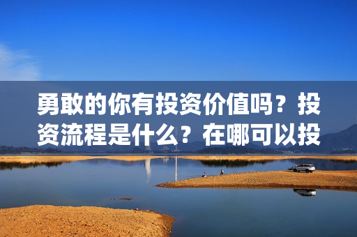 勇敢的你有投资价值吗？投资流程是什么？在哪可以投资(勇敢的你出品公司)