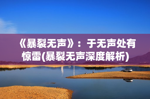 《暴裂无声》：于无声处有惊雷(暴裂无声深度解析)
