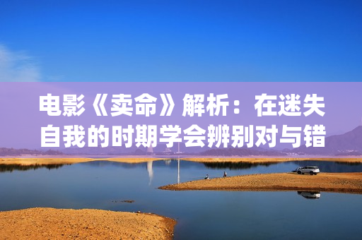 电影《卖命》解析：在迷失自我的时期学会辨别对与错(卖命这个电影告诉我们什么道理)