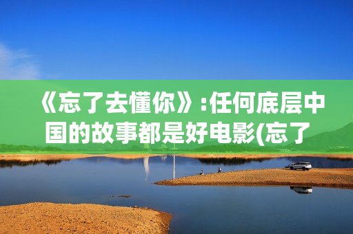 《忘了去懂你》:任何底层中国的故事都是好电影(忘了去懂你结局)