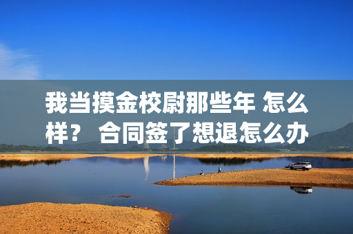我当摸金校尉那些年 怎么样？ 合同签了想退怎么办？(我当摸金校尉那些年TXT下载)