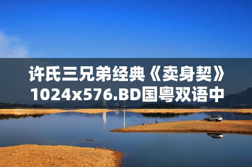 许氏三兄弟经典《卖身契》1024x576.BD国粤双语中字