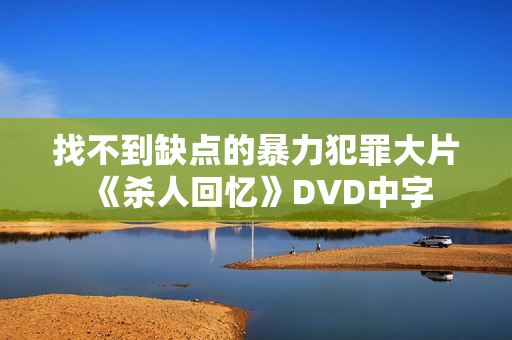 找不到缺点的暴力犯罪大片《杀人回忆》DVD中字