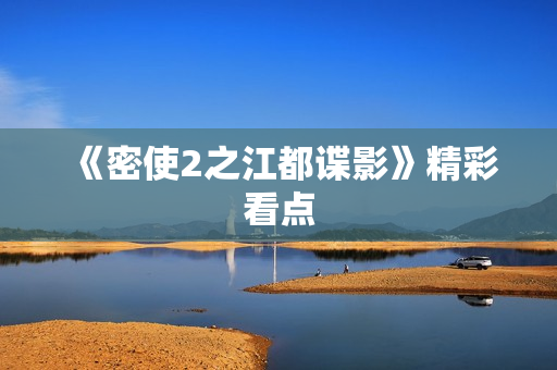 《密使2之江都谍影》精彩看点