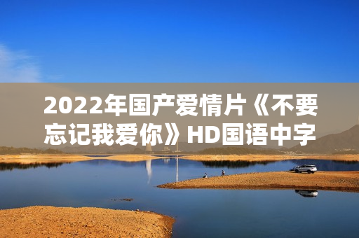 2022年国产爱情片《不要忘记我爱你》HD国语中字