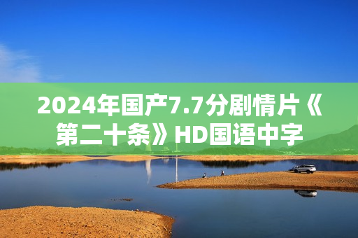 2024年国产7.7分剧情片《第二十条》HD国语中字