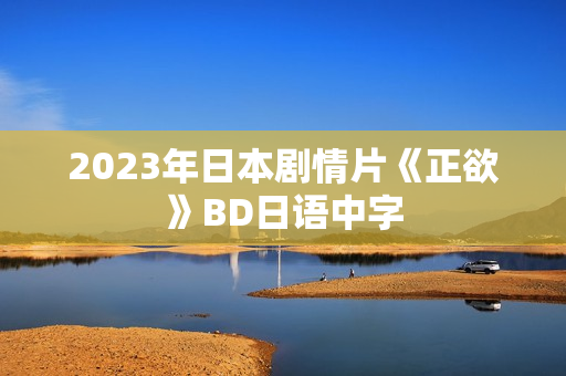 2023年日本剧情片《正欲》BD日语中字