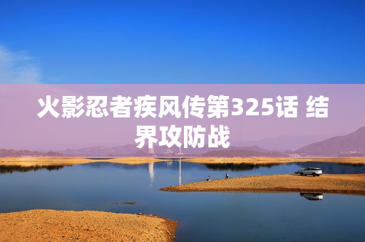 火影忍者疾风传第325话 结界攻防战