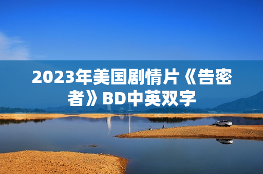 2023年美国剧情片《告密者》BD中英双字