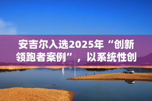 安吉尔入选2025年“创新领跑者案例”，以系统性创新为净水行业注入新质生产力