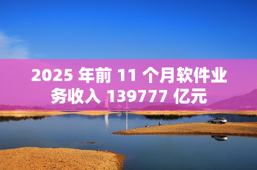 2025 年前 11 个月软件业务收入 139777 亿元