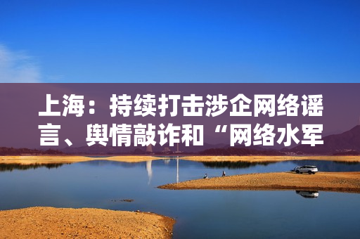 上海：持续打击涉企网络谣言、舆情敲诈和“网络水军”等违法行为