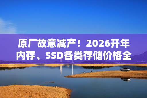 原厂故意减产！2026开年内存、SSD各类存储价格全面上涨：最高涨幅60%