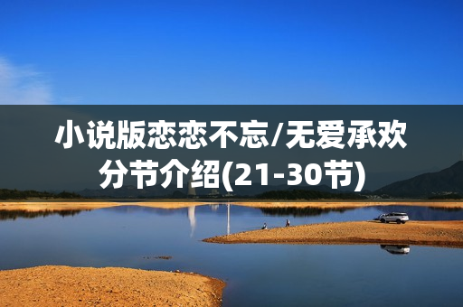 小说版恋恋不忘/无爱承欢分节介绍(21-30节) 小说版恋恋不忘/无爱承欢分节介绍(21-30节)