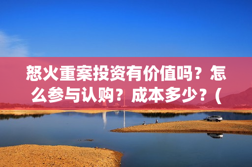 怒火重案投资有价值吗？怎么参与认购？成本多少？(怒火重案投入)