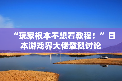 “玩家根本不想看教程！”日本游戏界大佬激烈讨论