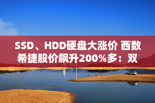 SSD、HDD硬盘大涨价 西数希捷股价飙升200%多：双双进入纳指100