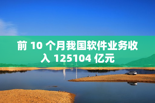 前 10 个月我国软件业务收入 125104 亿元