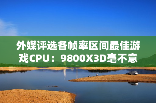 外媒评选各帧率区间最佳游戏CPU：9800X3D毫不意外