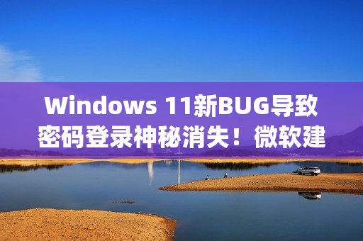 Windows 11新BUG导致密码登录神秘消失！微软建议"盲操"