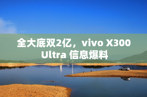 全大底双2亿，vivo X300 Ultra 信息爆料
